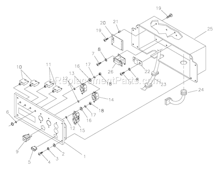Page A Diagram and Parts List for 1470-1  Briggs and Stratton Generator